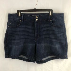 Maurices Women’s High Rise Jean Shorts size 20W